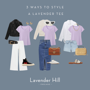 3 Ways To Style A Lavender T-shirt