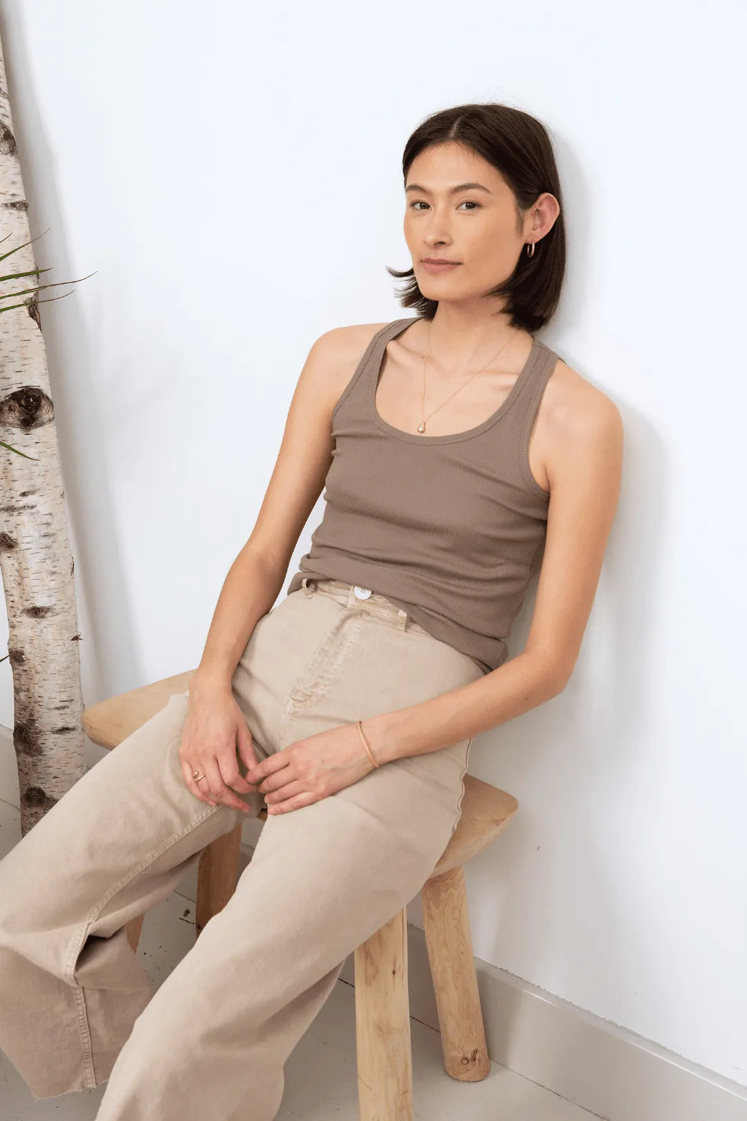 Women's Ribbed T-shirts and Tops