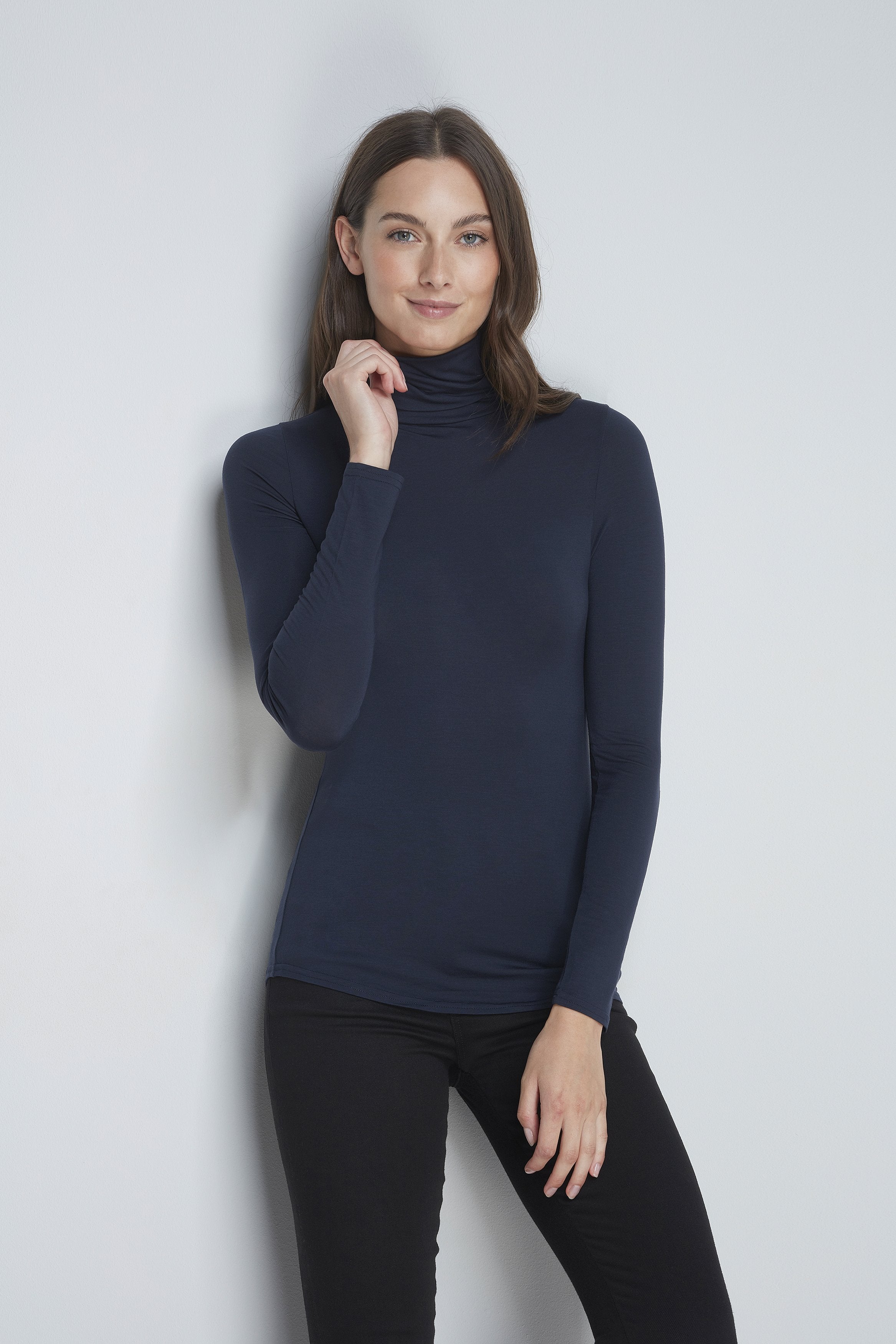 Women's Polo Neck Shirts and Roll Neck Tops | Lavender Hill Clothing
