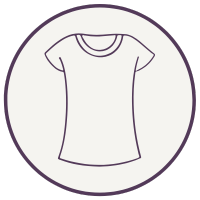 Flattering fitting t-shirts and tops, designed for women by women.