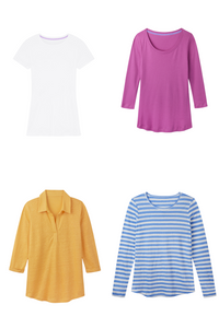 Womenswear Tops, Summer t-shirts, Lavender Hill ClothingT-shirts 