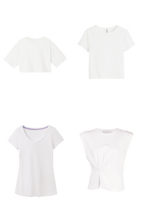 Womenswear Off White T-Shirts Different Silhouettes 