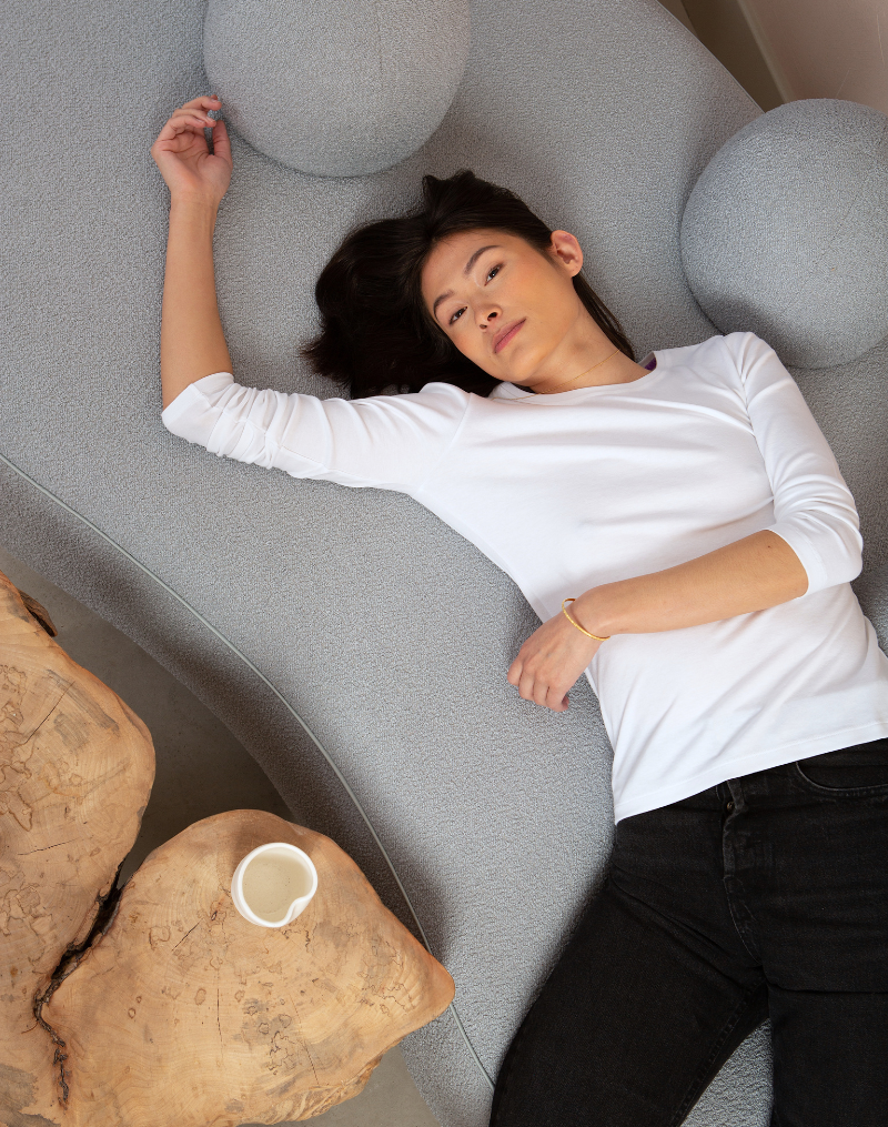 Womens quality white t-shirts made from sustainable soft fabrics