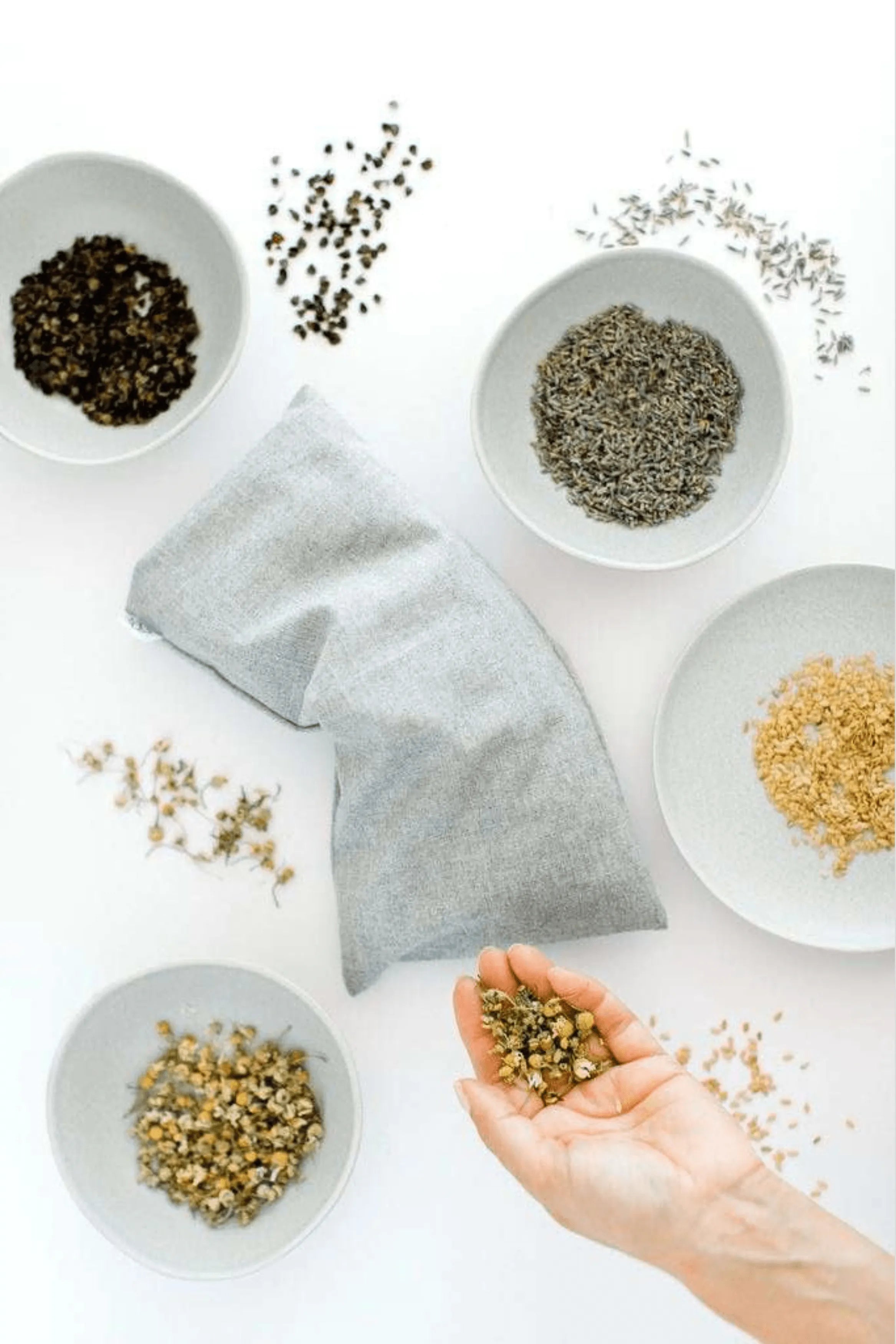 Aromatherapy Lavender, Chamomile & Buckwheat Eye Pillow Lavender Scented Toiletries Lavender Hill