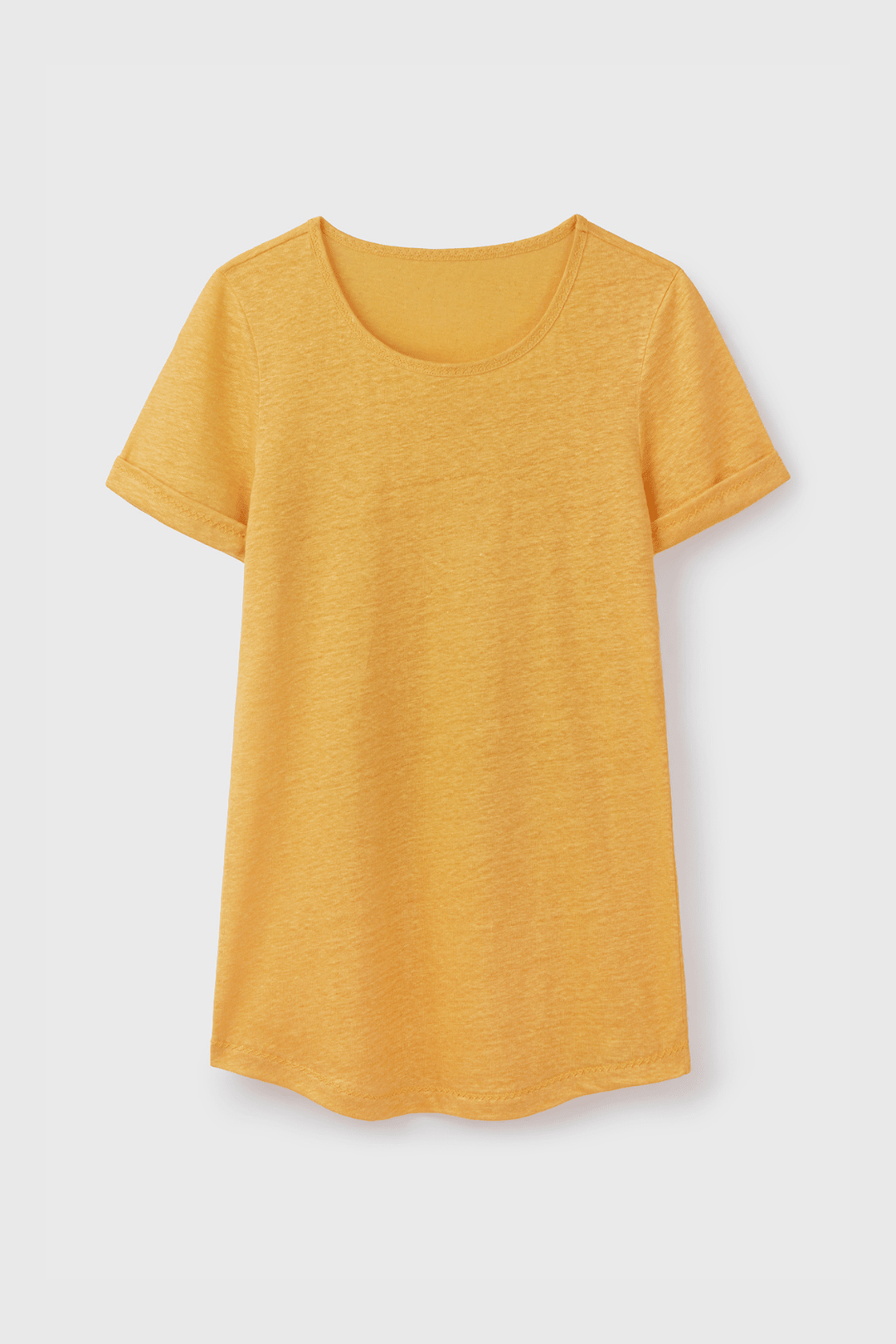 Women's Short Sleeve T-shirt Linen T-shirt