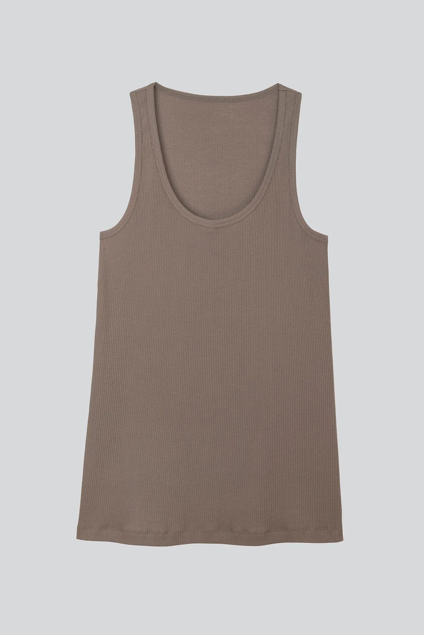Organic Cotton Scoop Neck Tank Top Women's Sleeveless Top Lavender Hill