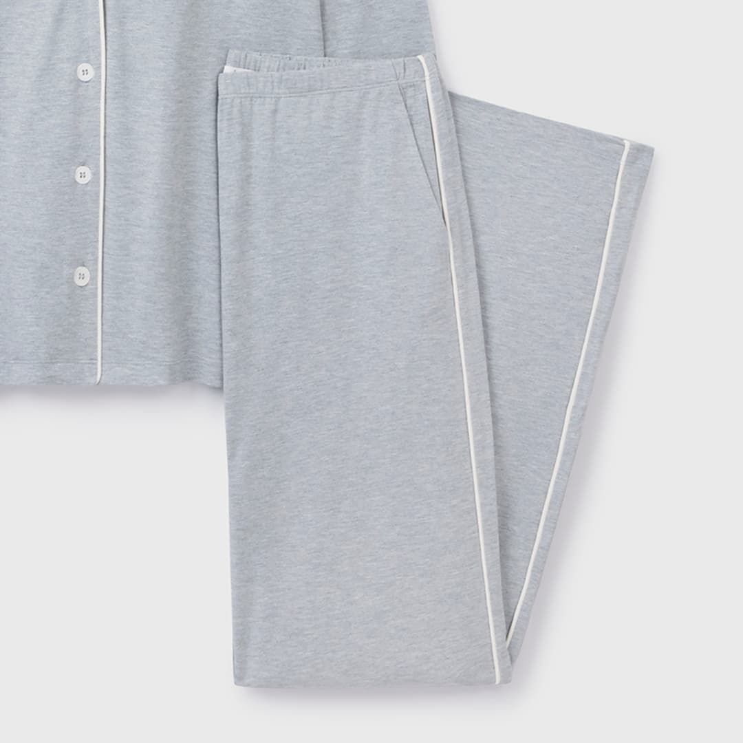 luxury womens grey pyjamas