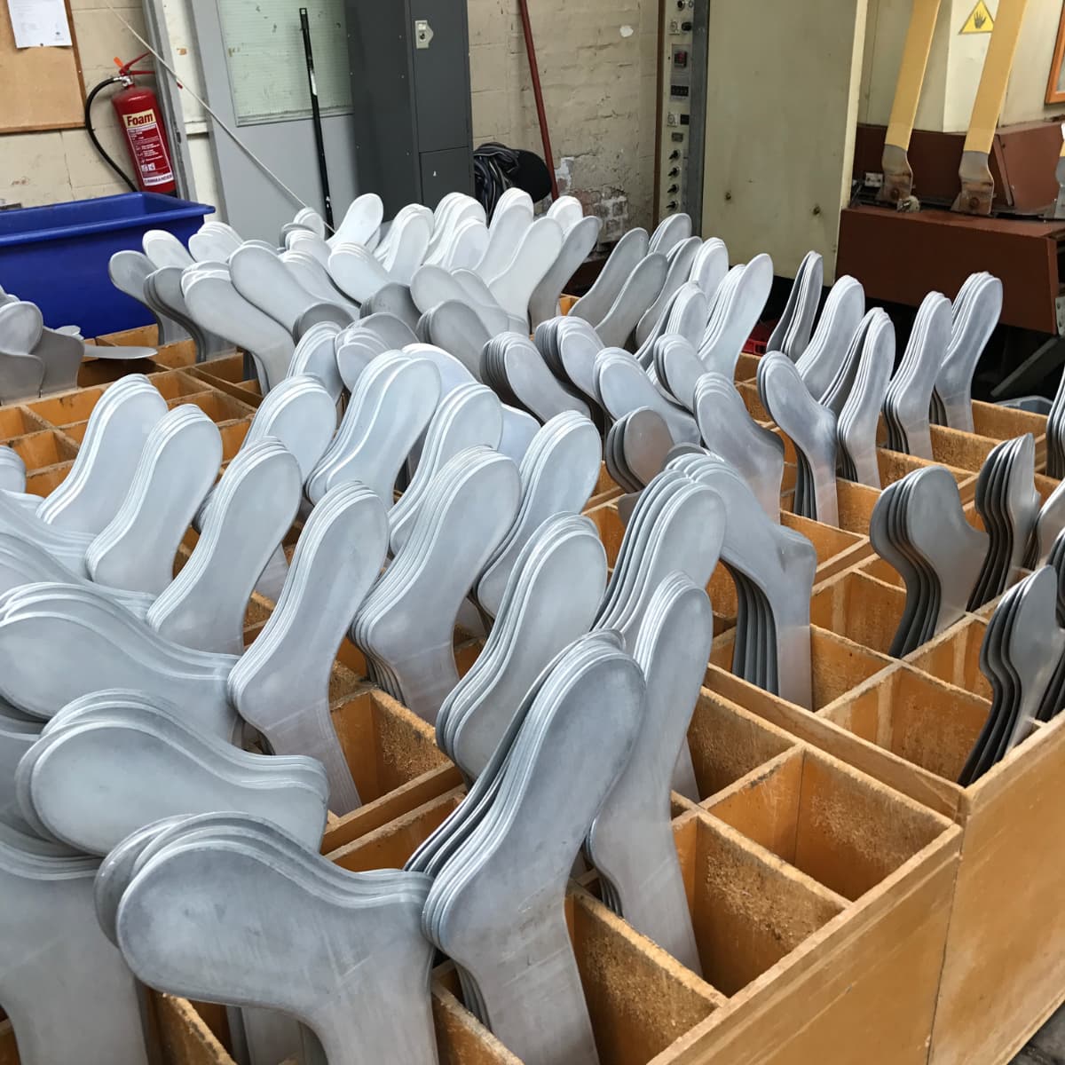 Inside a sock manufacturing factory