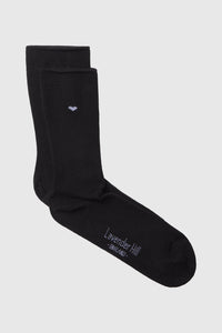 Womens Cotton Heart Socks by Lavender Hill Clothing