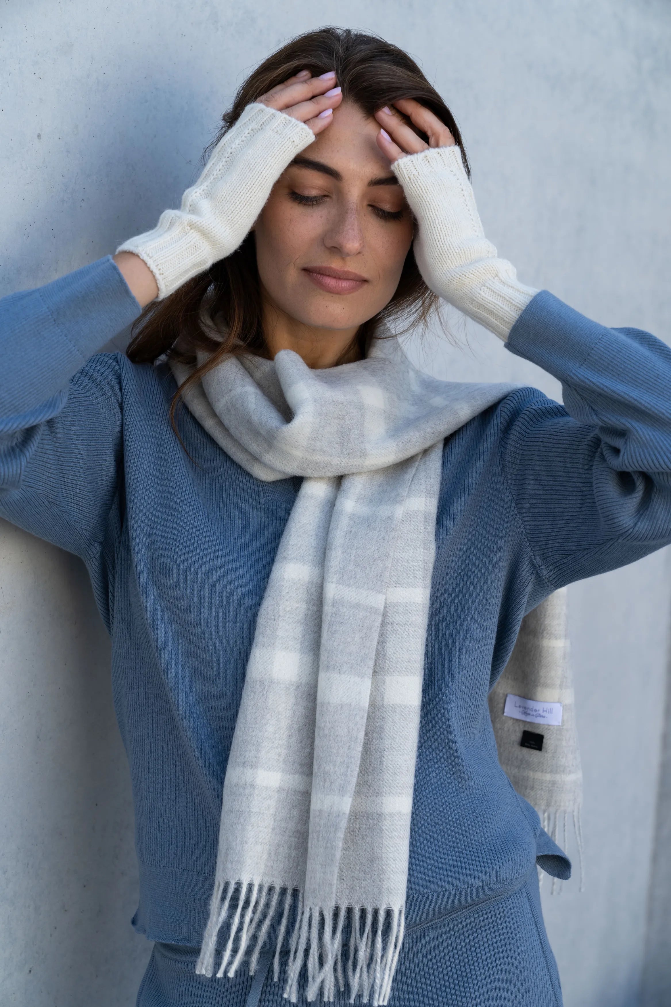 Alpaca Knit Wristwarmers