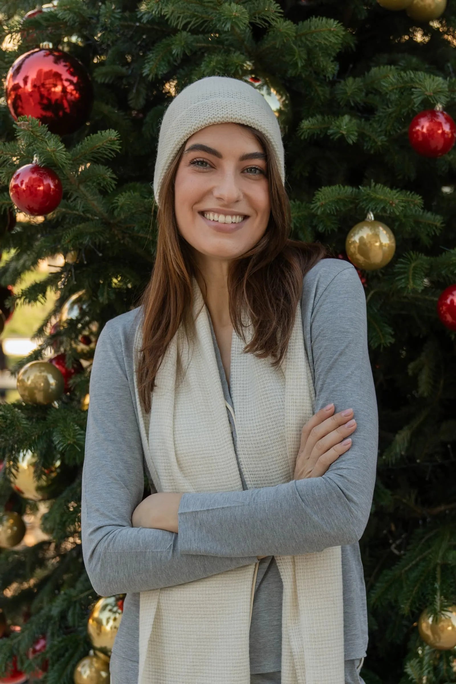 Knitted Alpaca Beanie Hat