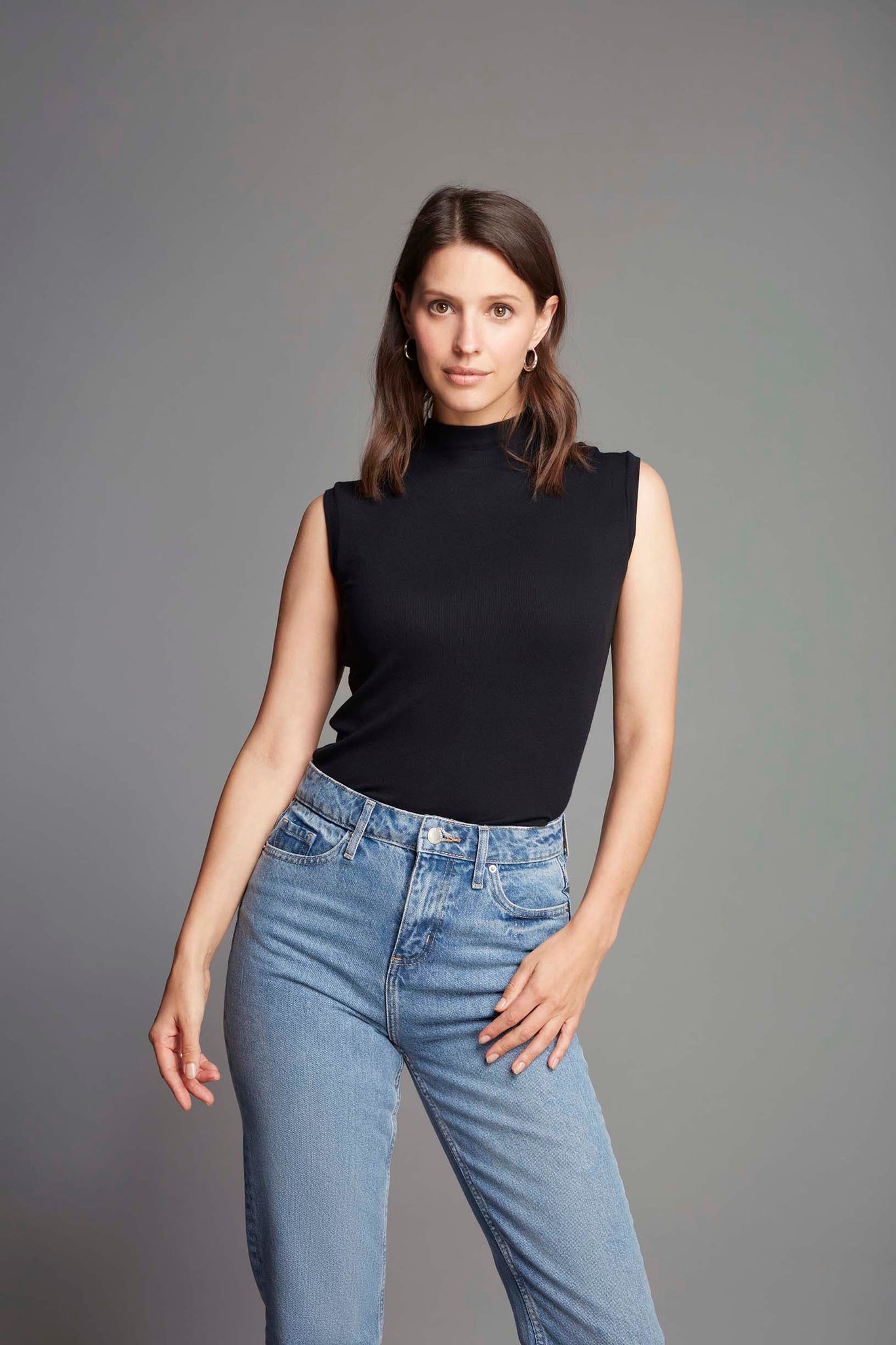 How to Style: The Sleeveless Mock Neck – Lavender Hill Clothing