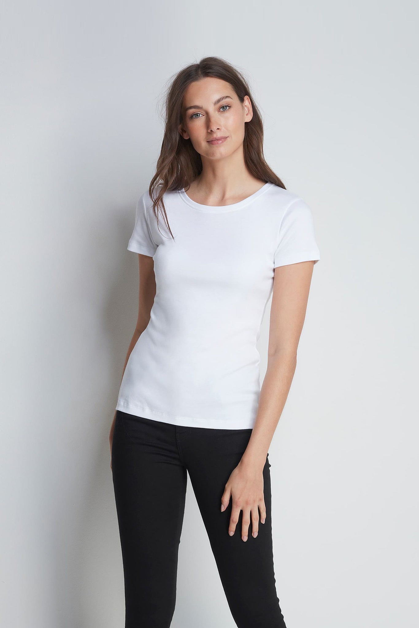 Short Sleeve Crew Neck Cotton Modal Blend T-shirt Short Sleeve T-shirt Lavender Hill Clothing