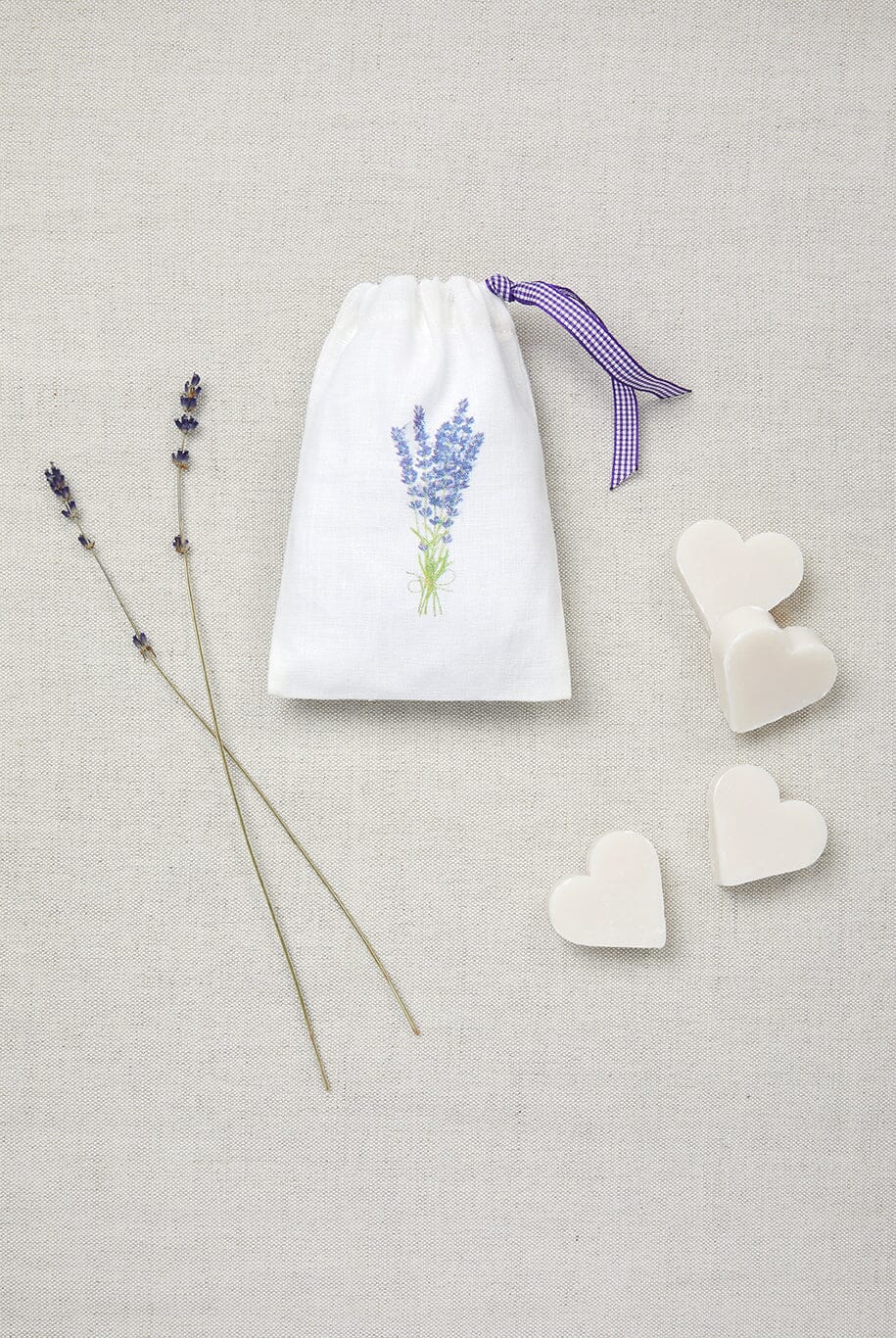Lavender Heart Soap Gift Bag Lavender Scented Toiletries Lavender Hill