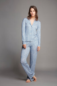 Print Pyjama Trousers Women's Nightwear Lavender Hill Clothing