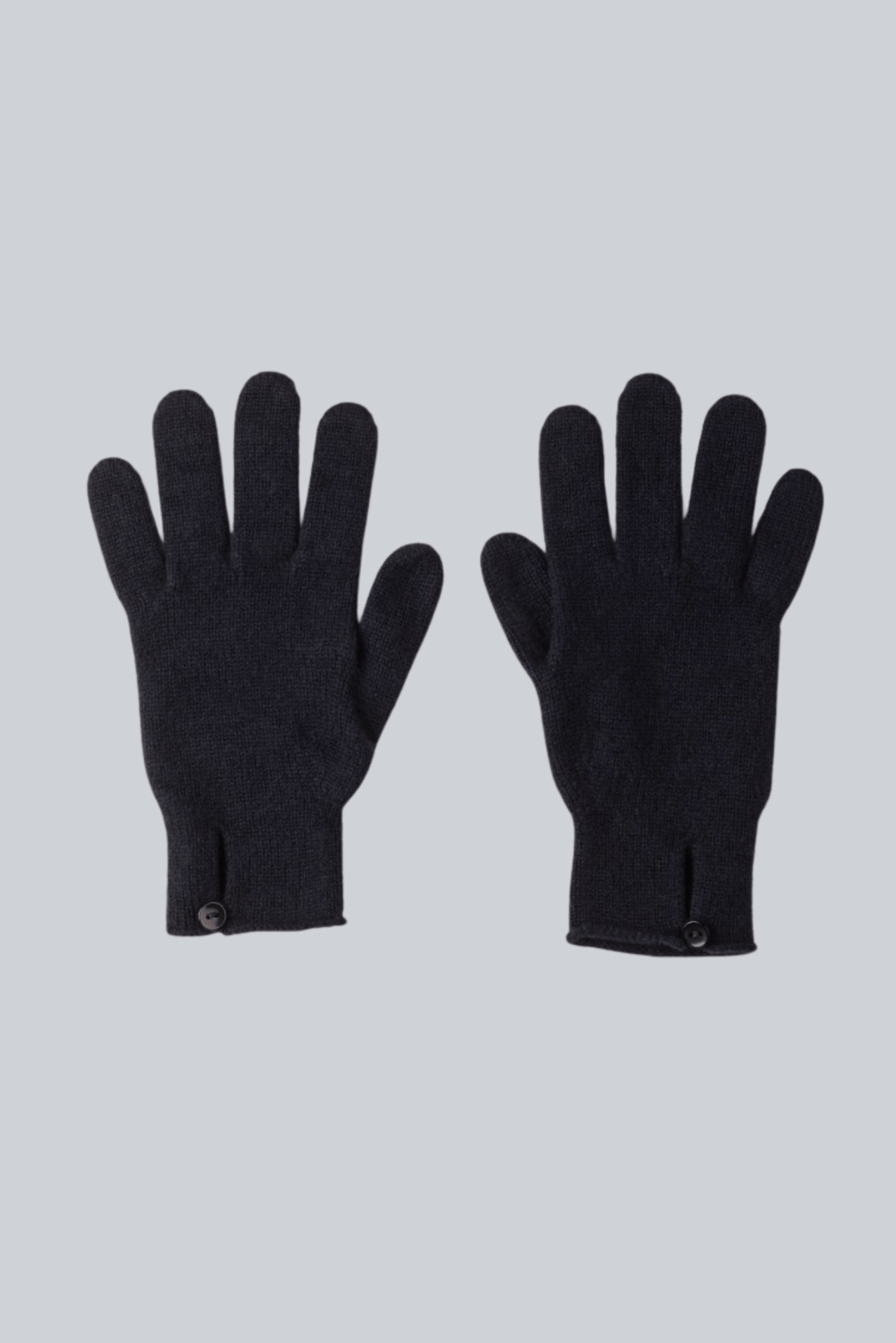 Scottish Cashmere Button Gloves - Women's Navy Cashmere Gloves - Soft Gloves - Luxury Accessories Lavender Hill Clothing