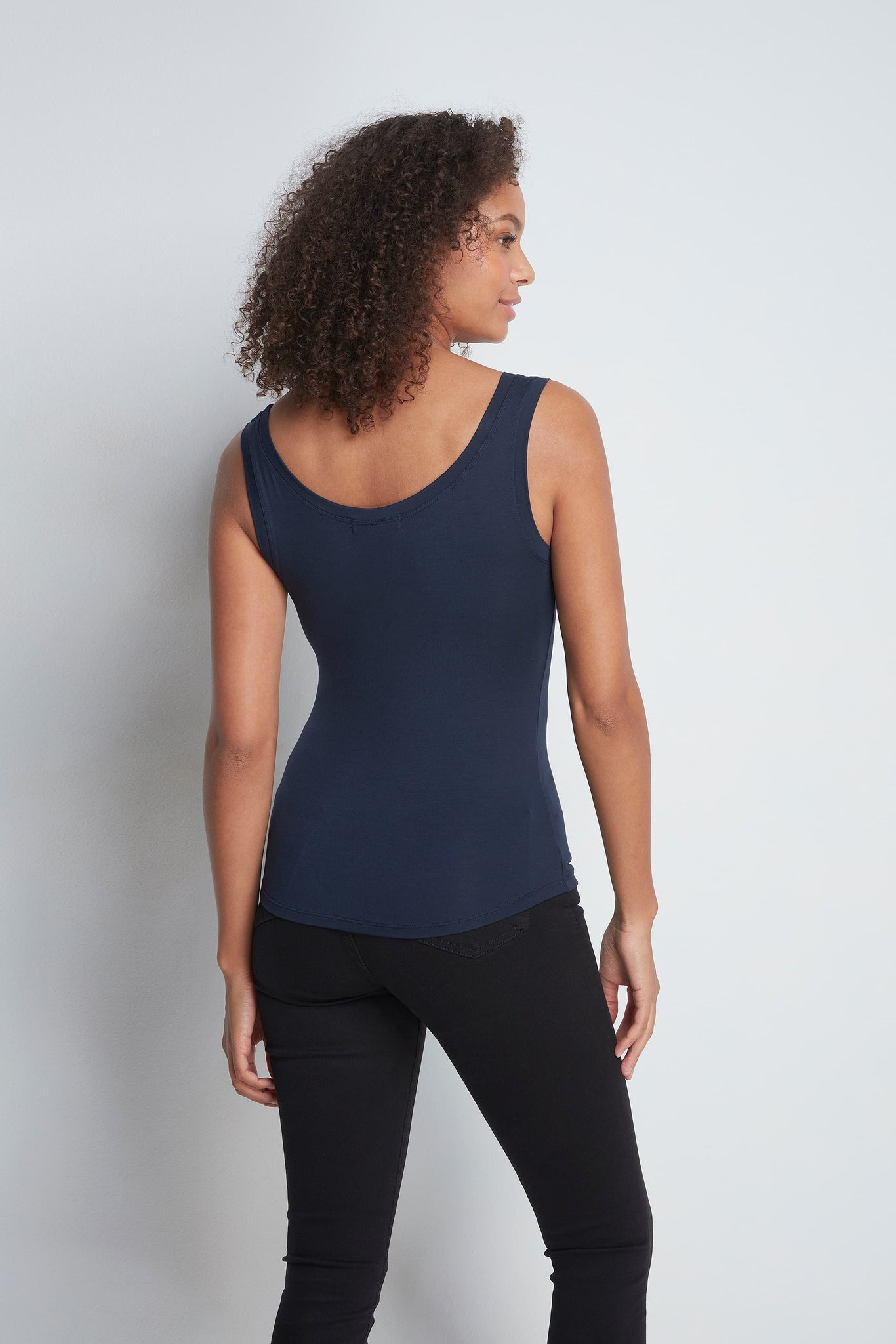 Women's Sleeveless Micro Modal Vest - Lightweight Sleeveless Vest - Luxury Vest - Layering Essentials Lavender Hill Clothing