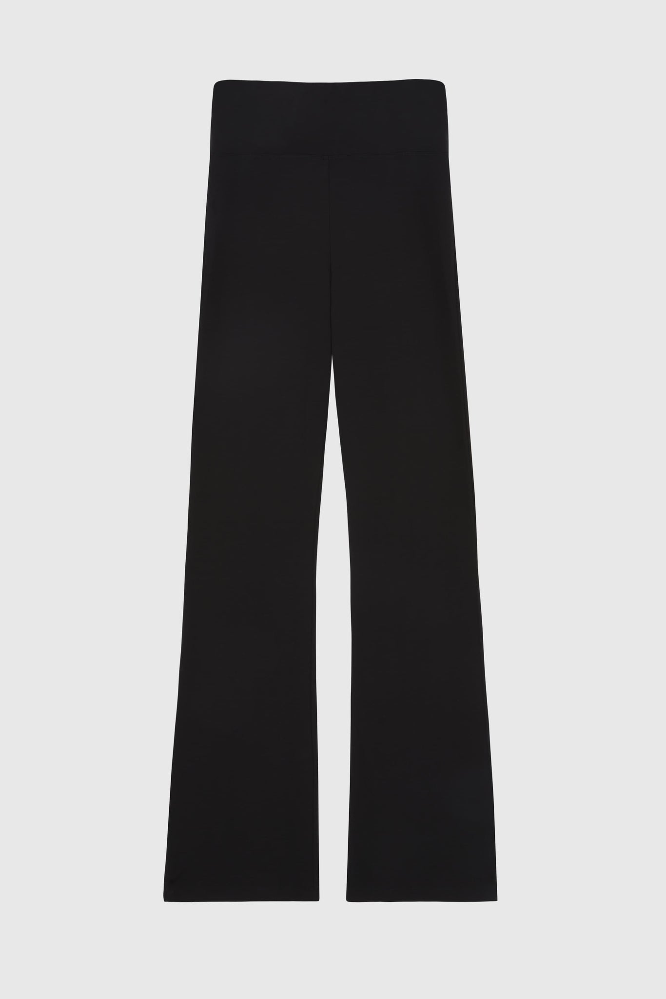 Lavender Hill Micro Modal Women's Black Flared Exercise Trousers