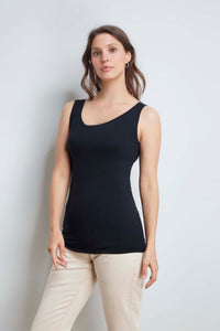A light weight women's longline sleeveless vest top - Made from high quality material, this vest top is a comfortable base layer and thermal top - ideal vest top for maternity wear