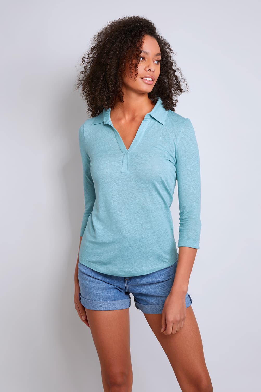 Women's 3/4 Sleeve Cotton Modal T-Shirts